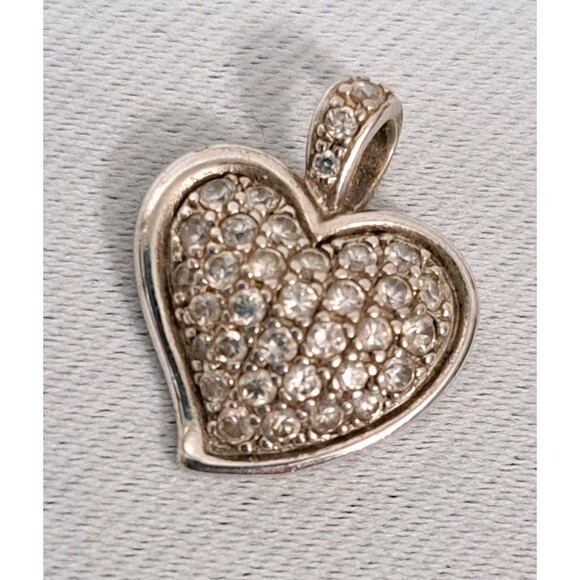 Ross Simons Jewelry - Ross Simons Sterling Silver CZ Pave Heart Pendant